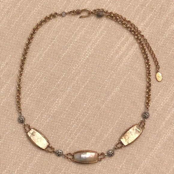 Liz Claiborne | Abalone Necklace | 17” Adjustable - Picture 1 of 4
